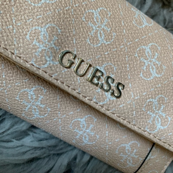 Guess Pink Canvas Wallet - Picture 4 of 6